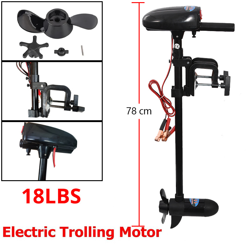 Motor Perahu Listrik 18LBS/28L - Fishing Boat Trolling Motor ulasan dan harga